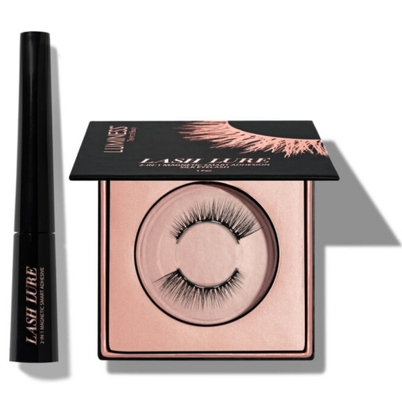 New! Luminess Lash Lure 2-in-1 Magnetic Smart Adhesive Silk Eyelash Kit! -Black - Picture 2 of 15